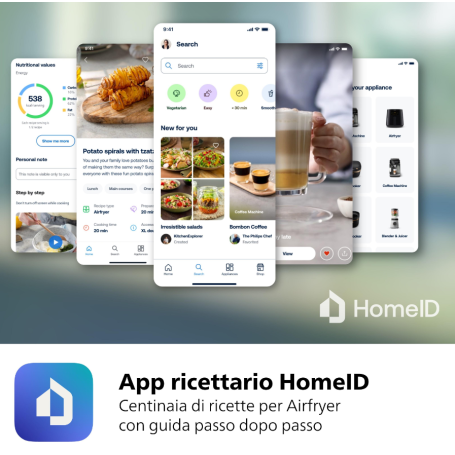 PHILIPS NA462/70 FRIGGITRICE AD ARIA AIRFRYER 4000 10LT 2750W NERA