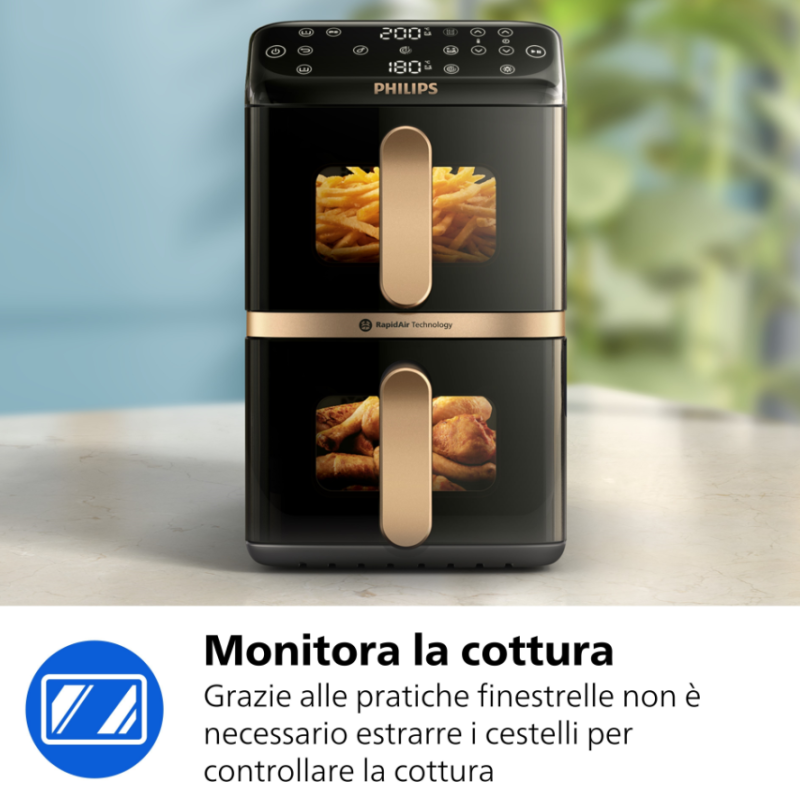 PHILIPS NA462/70 FRIGGITRICE AD ARIA AIRFRYER...