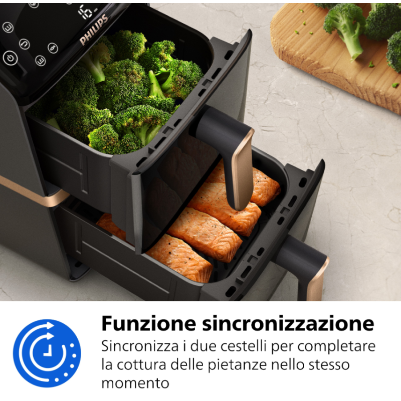 PHILIPS NA462/70 FRIGGITRICE AD ARIA AIRFRYER...