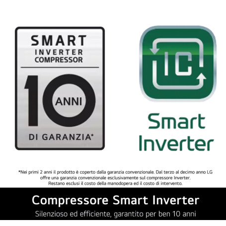 LG GBBS726AEV FRIGORIFERO COMBINATO LIBERA INSTALLAZIONE 375LT NO FROST WIFI CLASSE A NERO