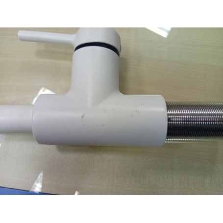 OUTLET FRANKE 115.0626.024 MISCELATORE MONOCOMANDO CANNA GIREVOLE COLORE BIANCO - CON GRAFFI