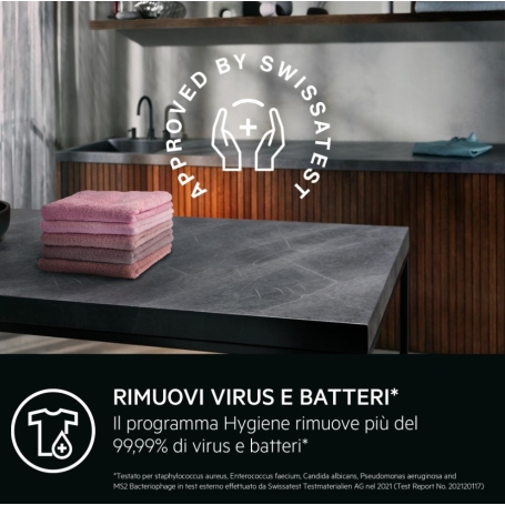 OUTLET AEG LR7FH94VY LAVATRICE 9KG 1400 GIRI UNIVERSALDOSE WIFI CLASSE A - CON DIFETTO