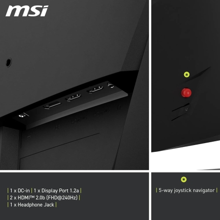MSI MAG274CXF MONITOR LED 27'' FULL HD 2xHDMI DA GAMING CLASSE F
