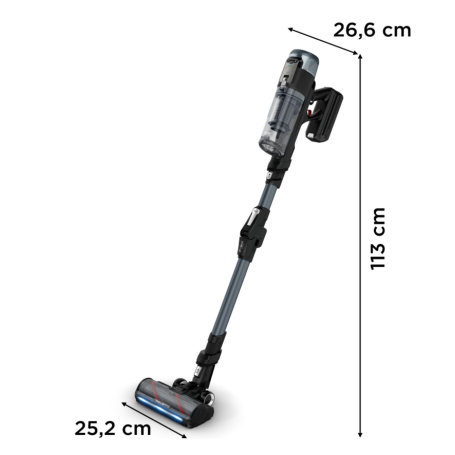 ROWENTA RH9C71E0 SCOPA ELETTRICA RICARICABILE CAPIENZA 0,65 LT CON TECNOLOGIA CICLONICA