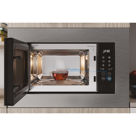 INDESIT MWI 120 GX.1 MICROONDE DA INCASSO 20LT COLORE INOX