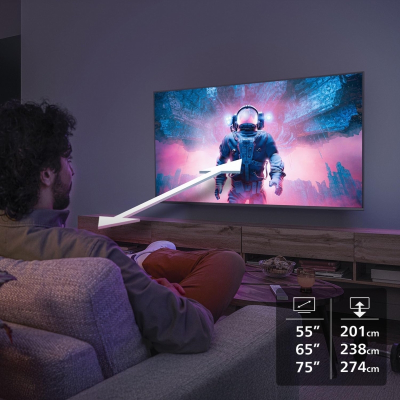 PHILIPS 75MLED820/12 MINI LED 75'' SMART TV 4K...