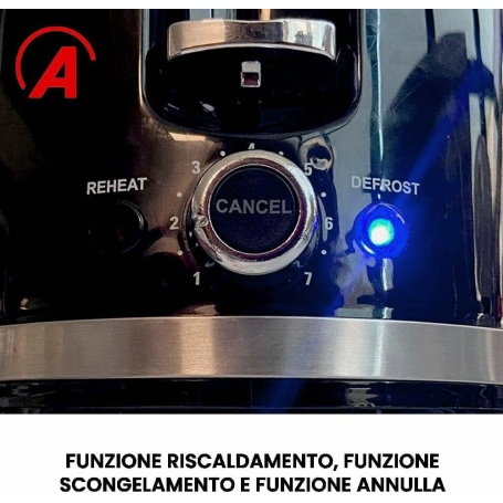 ARDES ARDTOAST03 TOSTAPANE 2 SCOMPARTI SEPARATI NERO