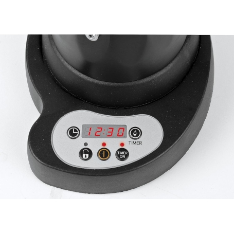 G3 Ferrari G10045 Moka Elettrica Programmabile per caffè in polvere, 3 tazze, Timer, Mantenimento in caldo