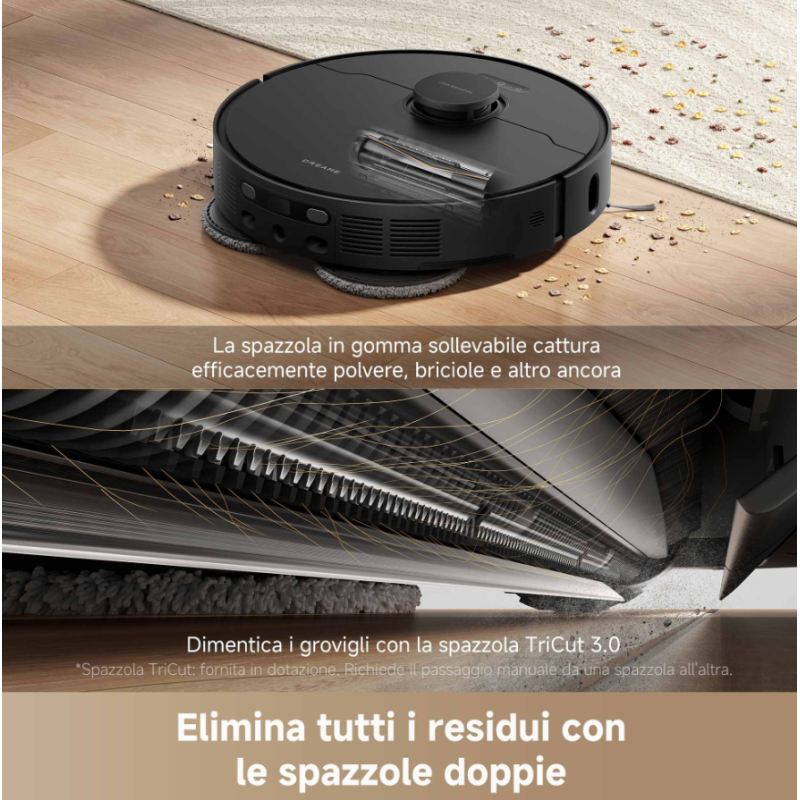 DREAME L40VIM ULTRA AE COMBO ASPIRAPOLVERE E...