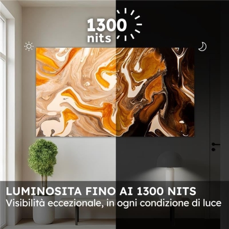 HAIER H65M90EUX TV 65'' MINI LED SMART TV UHD 4K COLORE NERO