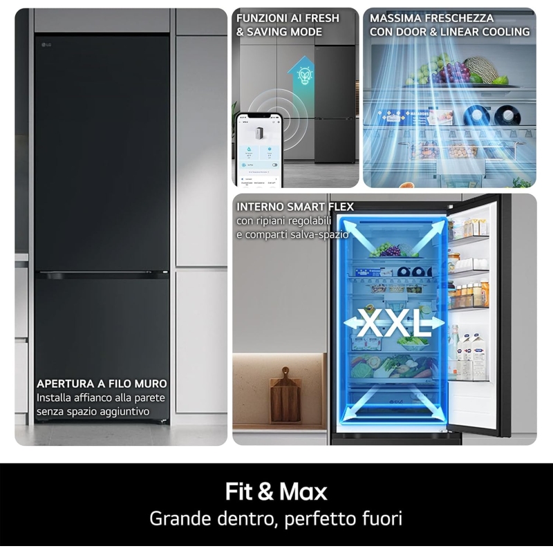 LG GBBS323CPY FRIGORIFERO COMBINATO LIBERA...