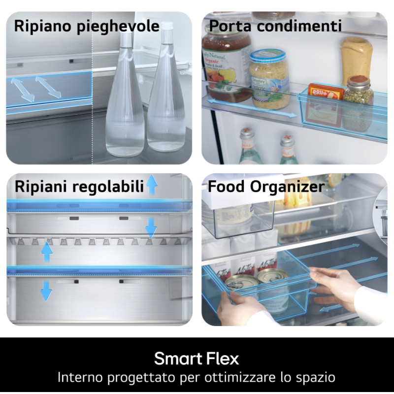 LG GBBS323CPY FRIGORIFERO COMBINATO LIBERA...