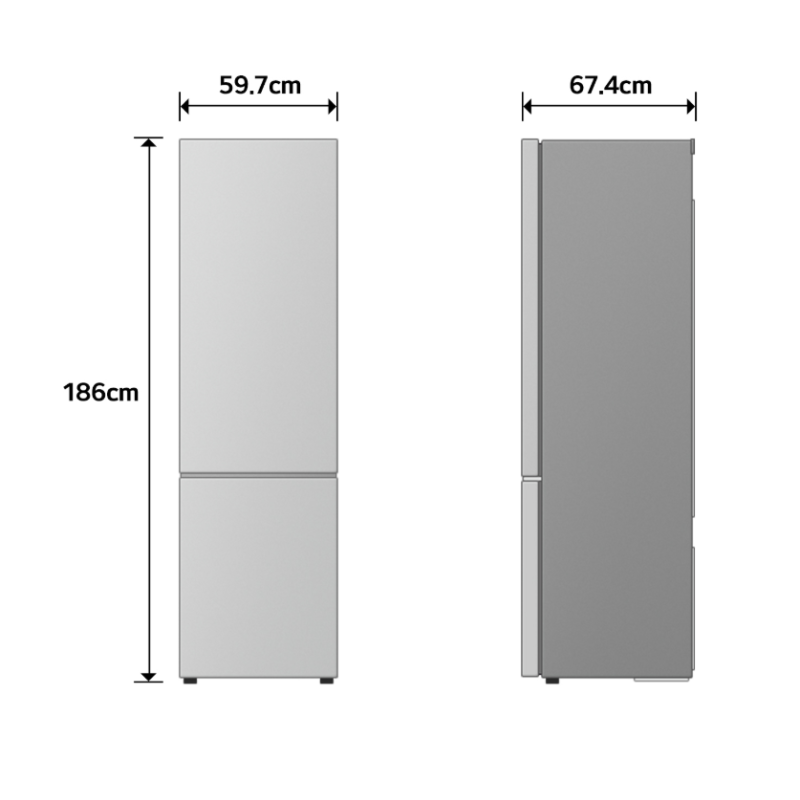 LG GBBS514CPY FRIGORIFERO COMBINATO LIBERA...