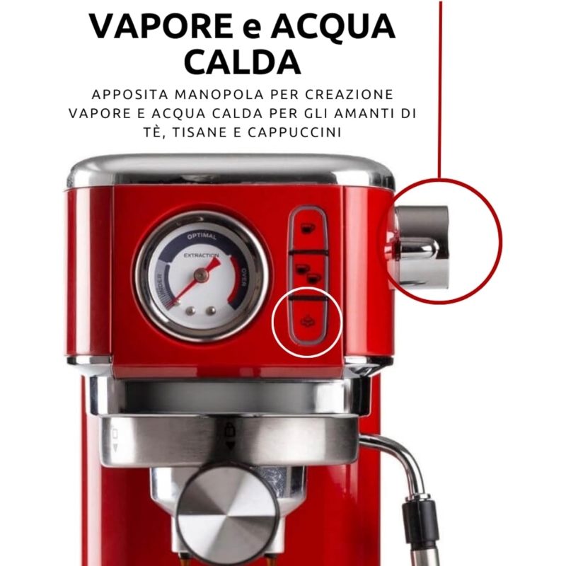 ARIETE 1381 MACCHINA DA CAFFE' ESPRESSO PER...