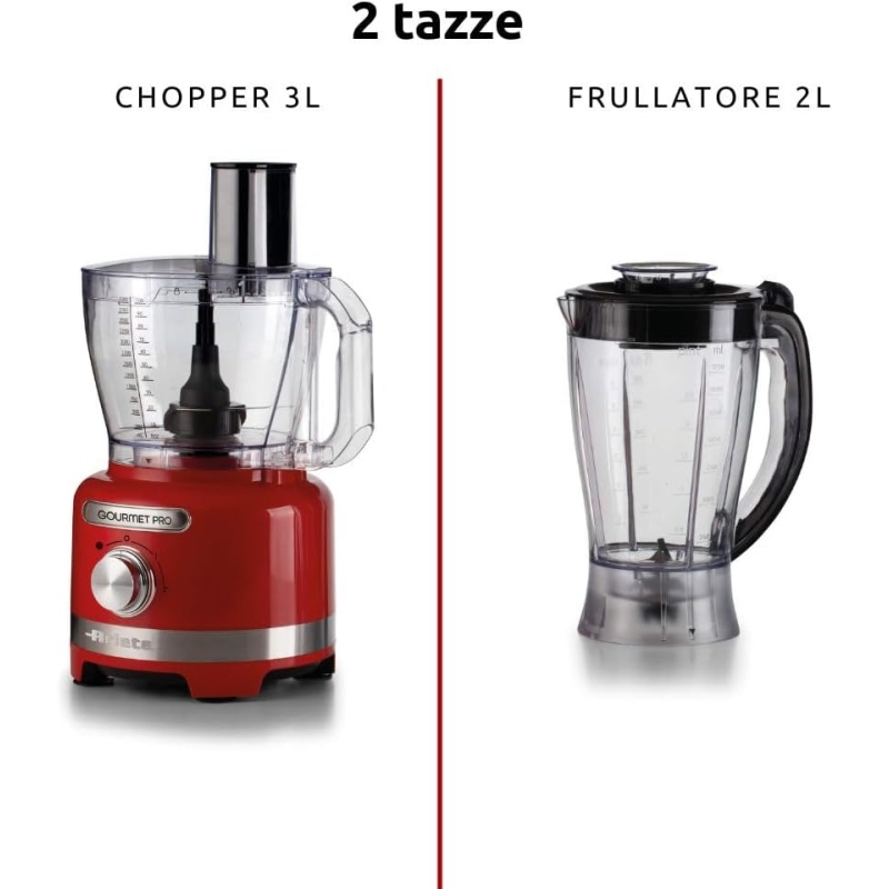 ARIETE 1782 Gourmet Pro Moderna Robot da Cucina...