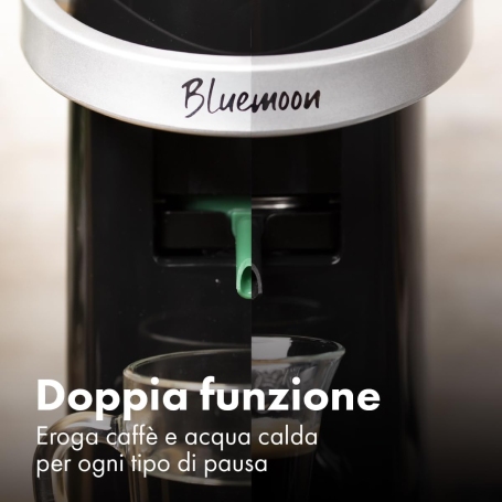 CAFFE BORBONE BLUEMOON/BLK MACCHINA DA CAFFE' 1 TAZZA PER CIALDE - NERO
