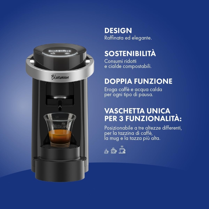 CAFFE BORBONE BLUEMOON/BLK MACCHINA DA CAFFE' 1...