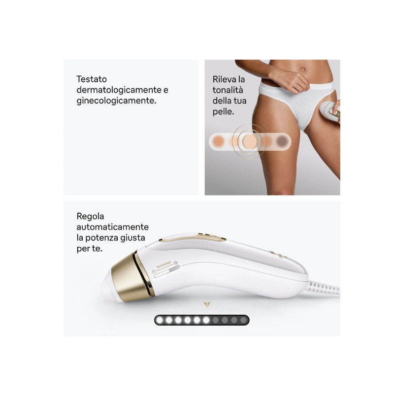 BRAUN SILK EXPERT PRO 5 PL5210 EPILATORE A LUCE...