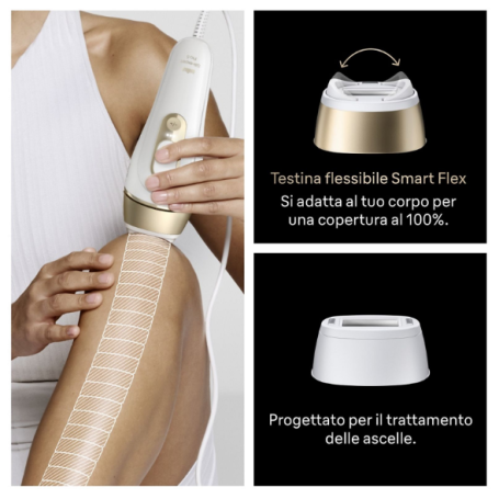 BRAUN SILK EXPERT PRO 5 PL5210 EPILATORE A LUCE PULSATA 10 LIVELLI DI INTENSITÀ