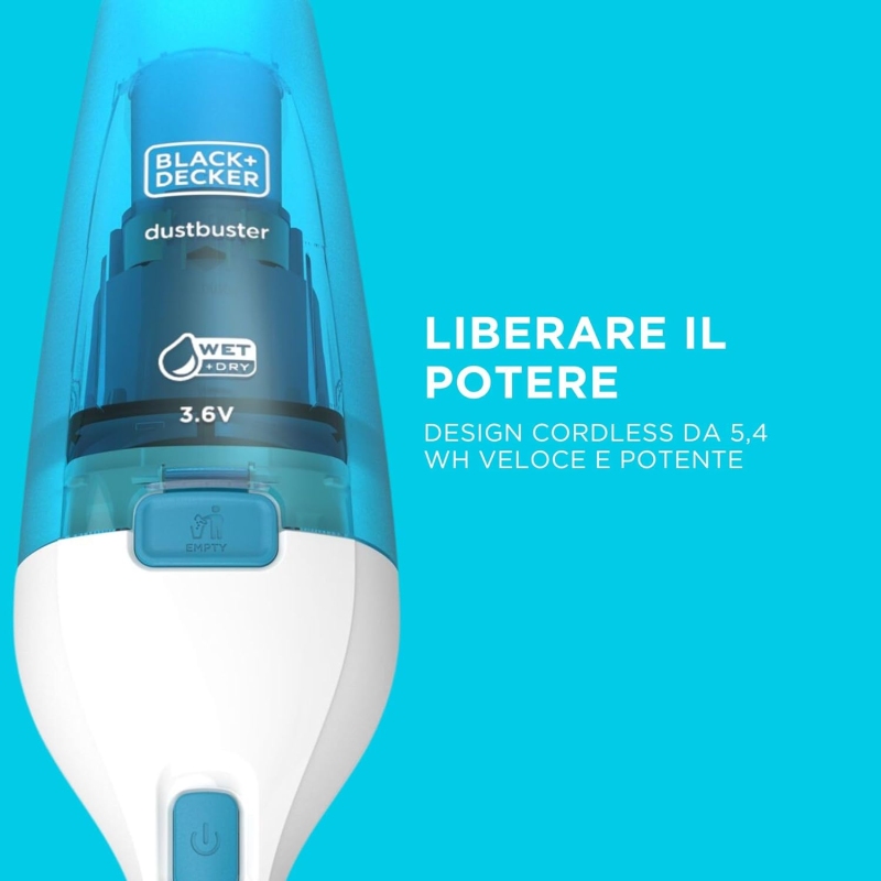 BLACK E DECKER WDC115WA Aspirino Portatile...