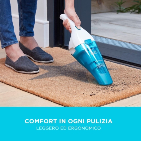 BLACK E DECKER WDC115WA Aspirino Portatile Senza Fili Wet e Dry 3.6V