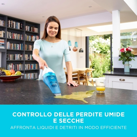 BLACK E DECKER WDC115WA Aspirino Portatile Senza Fili Wet e Dry 3.6V