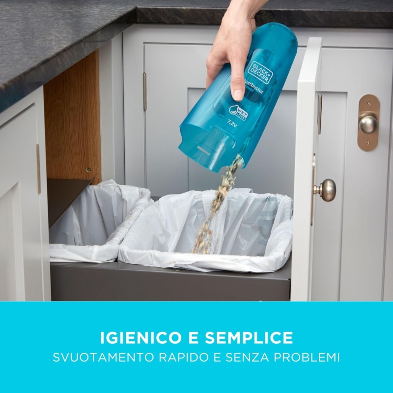 BLACK E DECKER WDC115WA Aspirino Portatile...