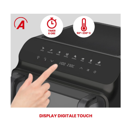 ARDES ARDFRYA12GP Friggitrice ad aria 10lt multifunzione 2000W