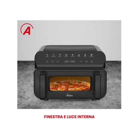 ARDES ARDFRYA12GP Friggitrice ad aria 10lt multifunzione 2000W