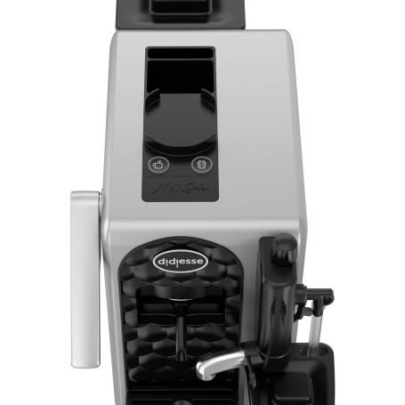 DIDIESSE MILKSIDE/SILVER Macchina da caffè espresso a cialde con cappuccinatore 1,3Lt Silver