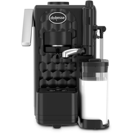 DIDIESSE MILKSIDE/BLACK Macchina da caffè espresso a cialde con cappuccinatore 1,3Lt - Nero