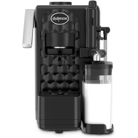 DIDIESSE MILKSIDE/BLACK Macchina da caffè espresso a cialde con cappuccinatore 1,3Lt - Nero