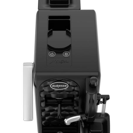 DIDIESSE MILKSIDE/BLACK Macchina da caffè espresso a cialde con cappuccinatore 1,3Lt - Nero