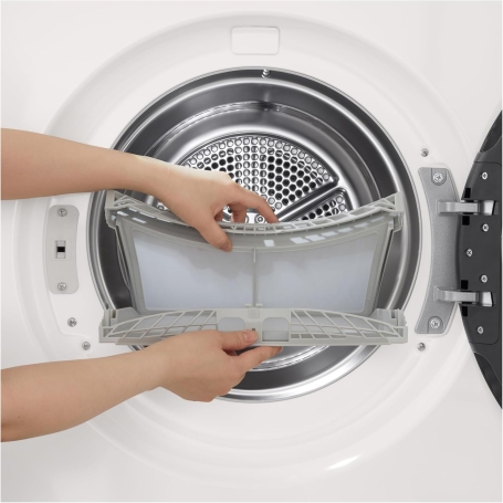 LG RNX5009TWBB ASCIUGATRICE A POMPA DI CALORE 9KG INVERTER CLASSE B