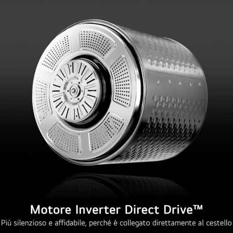 LG RNX5009TWBB ASCIUGATRICE A POMPA DI CALORE 9KG INVERTER CLASSE B