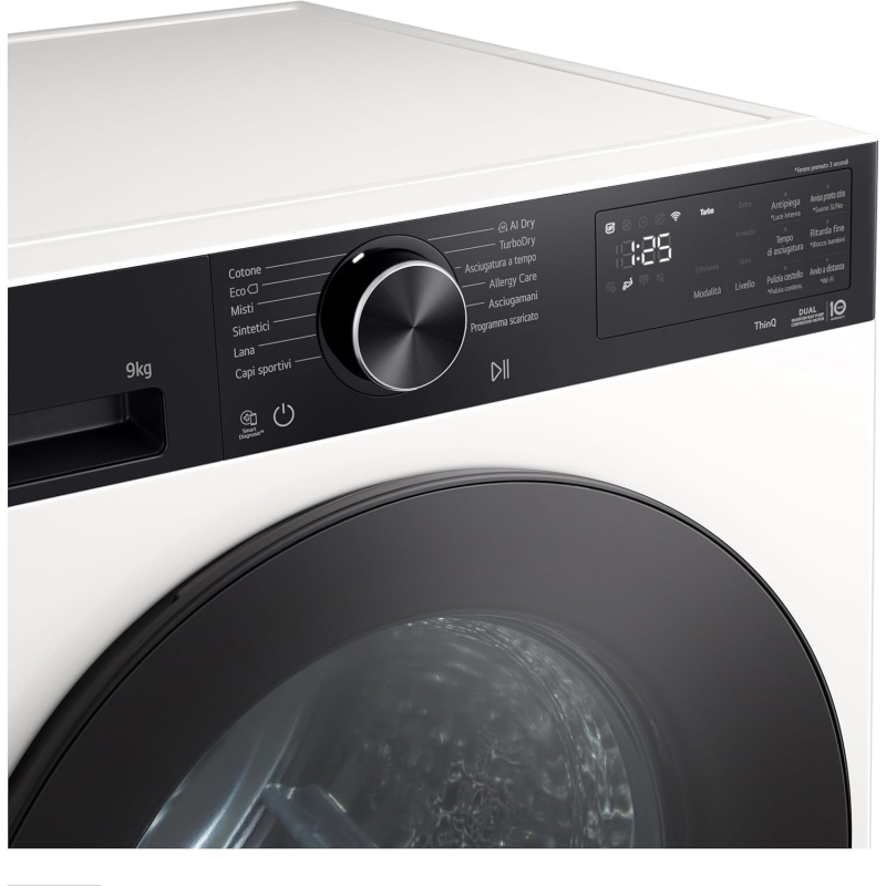 LG RNX5009TWBB ASCIUGATRICE A POMPA DI CALORE...