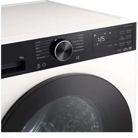 LG RNX5009TWBB ASCIUGATRICE A POMPA DI CALORE 9KG INVERTER CLASSE B