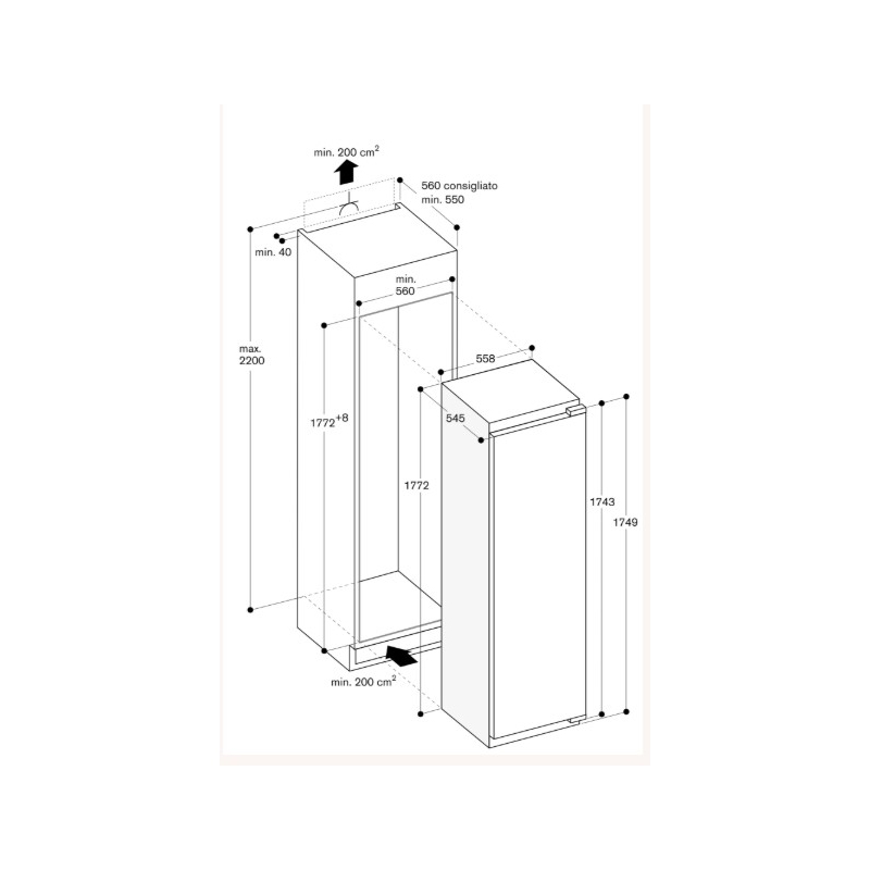 Gaggenau RT282306 Frigorifero monoporta da...