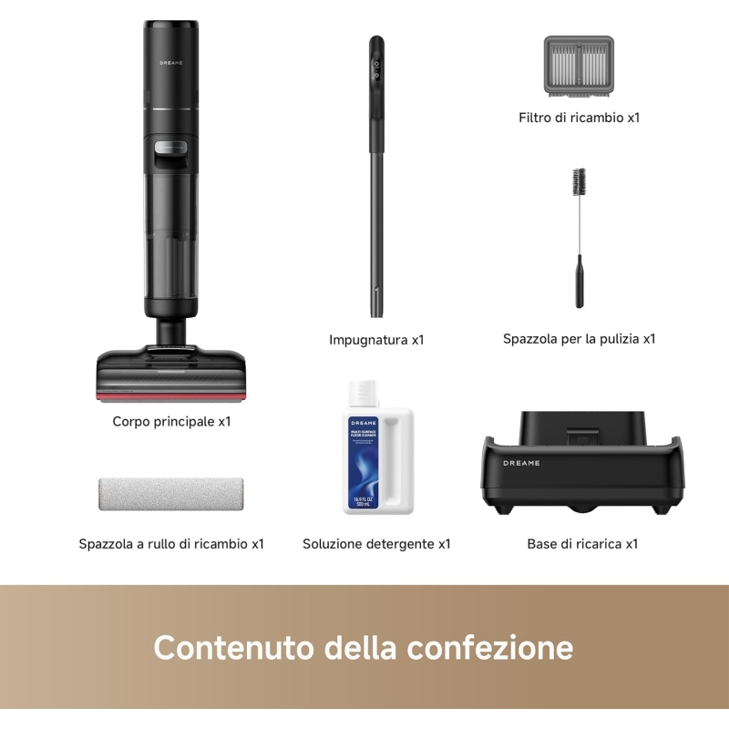 DREAME H15S SCOPA ELETTRICA E LAVAPAVIMENTI...