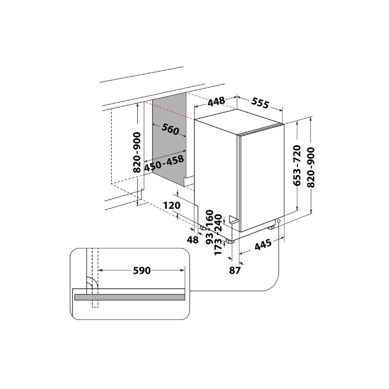 Hotpoint Ariston HA4ID11CS80 Lavastoviglie da...