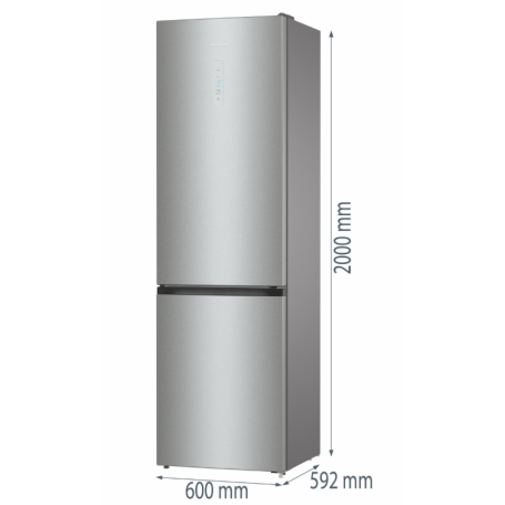 HISENSE RB434N4BCB FRIGORIFERO COMBINATO 331LT TOTAL NO FROST MULTI AIR FLOW CLASSE B COLORE INOX