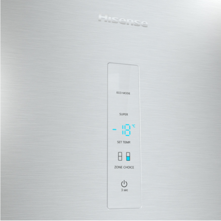 HISENSE RB434N4BCB FRIGORIFERO COMBINATO 331LT TOTAL NO FROST MULTI AIR FLOW CLASSE B COLORE INOX
