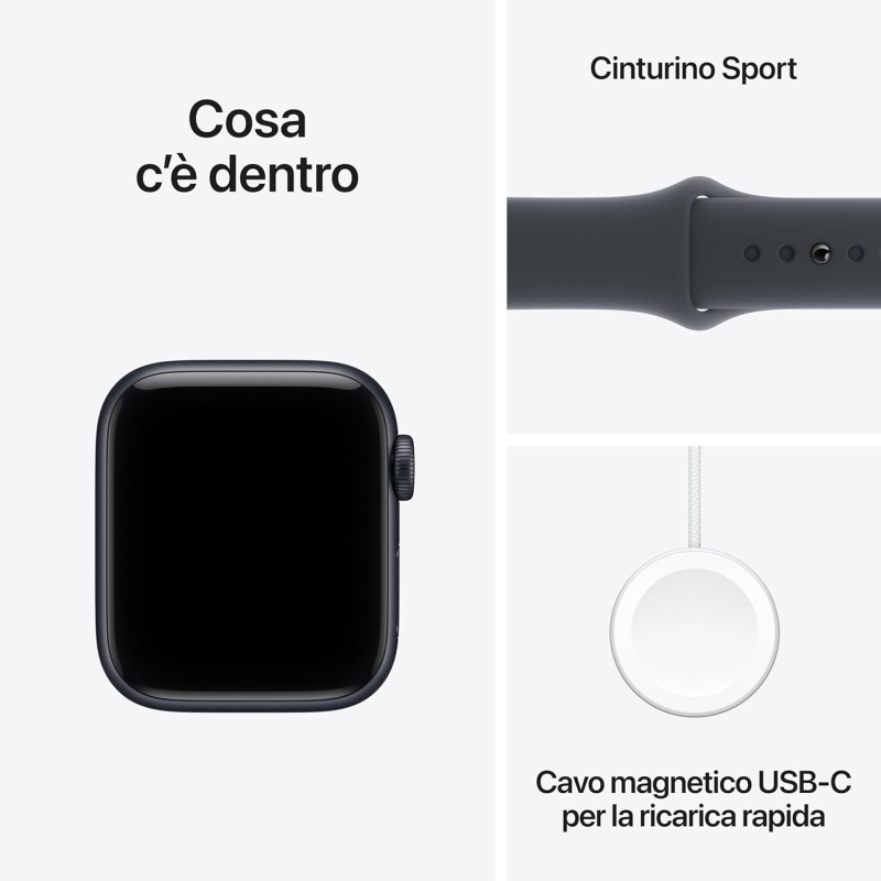 APPLE WATCH SE 3 GPS 40mm Alluminio Sport Band...