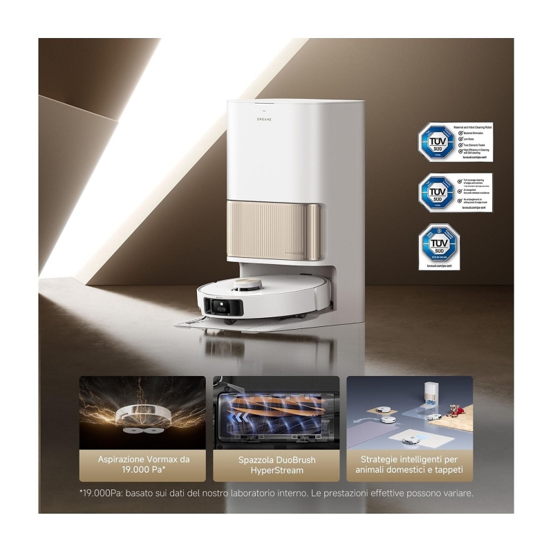 DREAME L40 PRO ULTRA ROBOT LAVA E ASPIRA BIANCO...