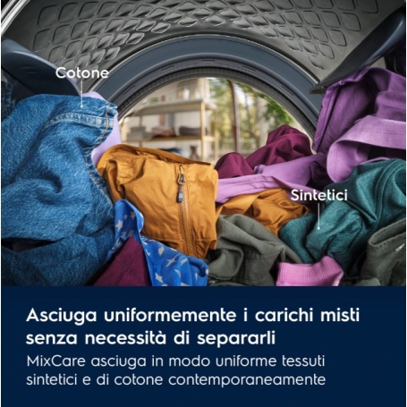 OUTLET ELECTROLUX EW6HBG19G ASCIUGATRICE 9KG INVERTER CLASSE C - CON DIFETTI