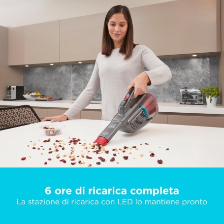 BLACK & DECKER BHHV315B-QW ASPIRABRICIOLE RICARICABILE CAPACITA' 700ML