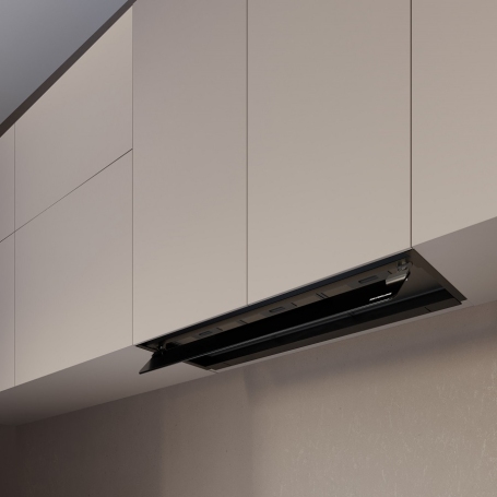 SILVERLINE 3129.9.733.28 Cappa ad Incasso Aspirante 90cm Inside 3 Drop Control - Nera