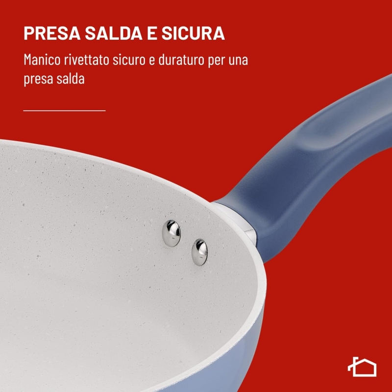 Lagostina Nettuno Set di 5 Pezzi, per Tutti i...