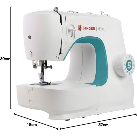 SINGER M3305 Macchina da Cucire Semiautomatica, 23 Punti