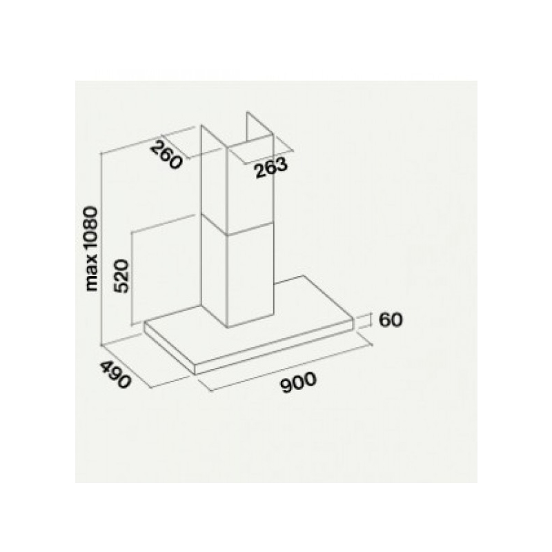 FALMEC CPLN90.E0P1 491F PLANE CAPPA A PARETE...